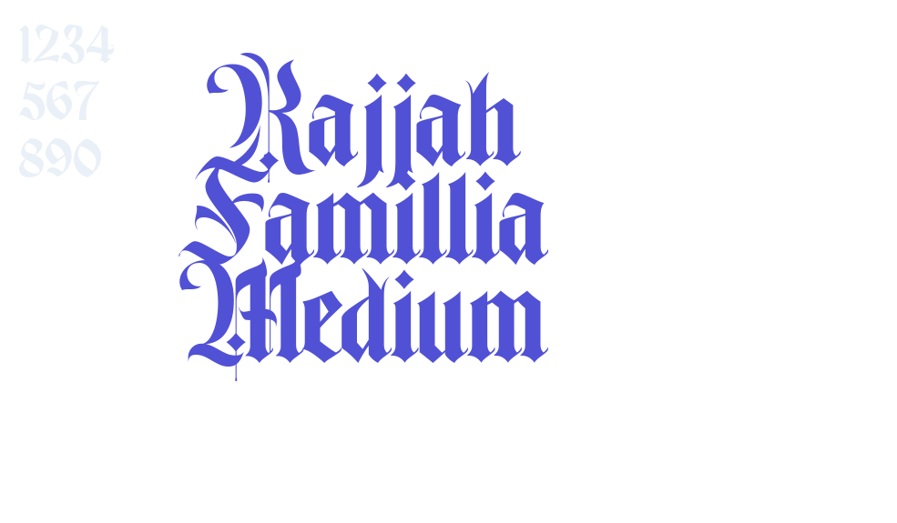 Rajjah Famillia Medium-font-download