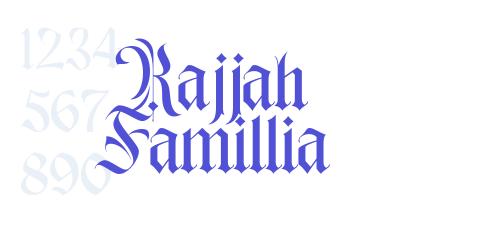 Rajjah Famillia-font-download