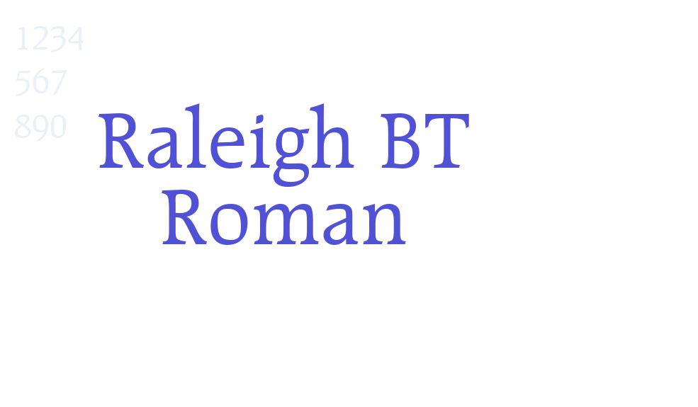 Raleigh BT Roman-font-download