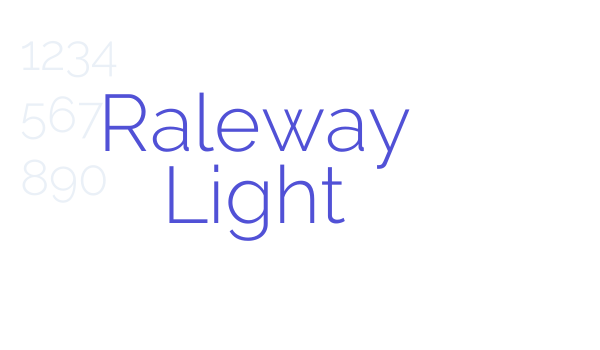 Raleway Light font download