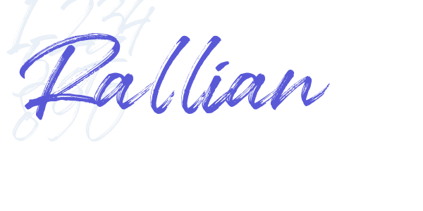 Rallian font free