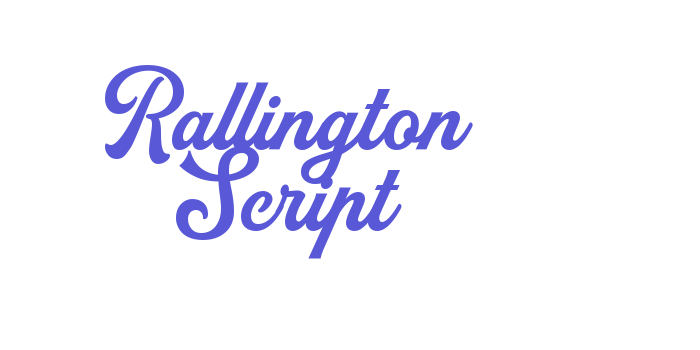 Rallington Script Font Download