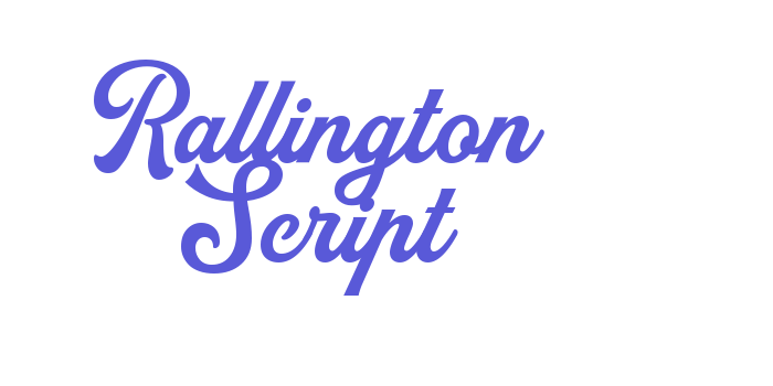 Rallington Script Font