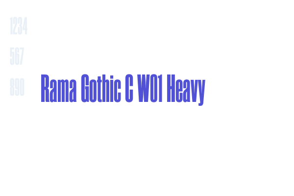Rama Gothic C W01 Heavy