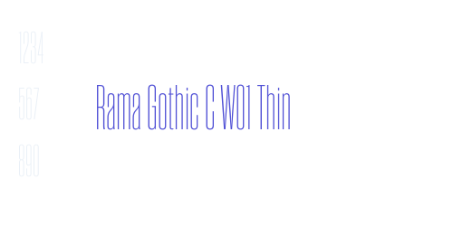 Rama Gothic C W01 Thin