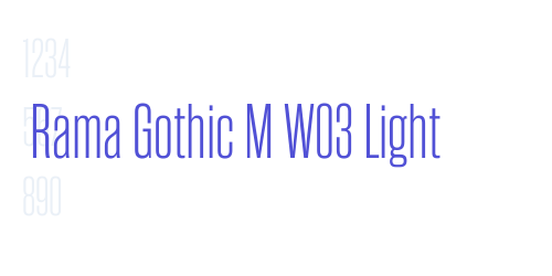 Rama Gothic M W03 Light