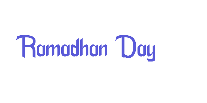 Ramadhan Day Font