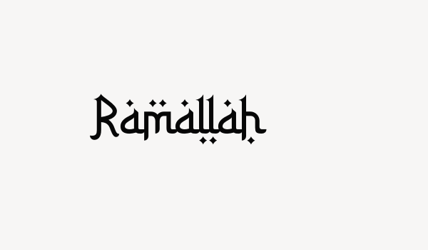 Ramallah Font