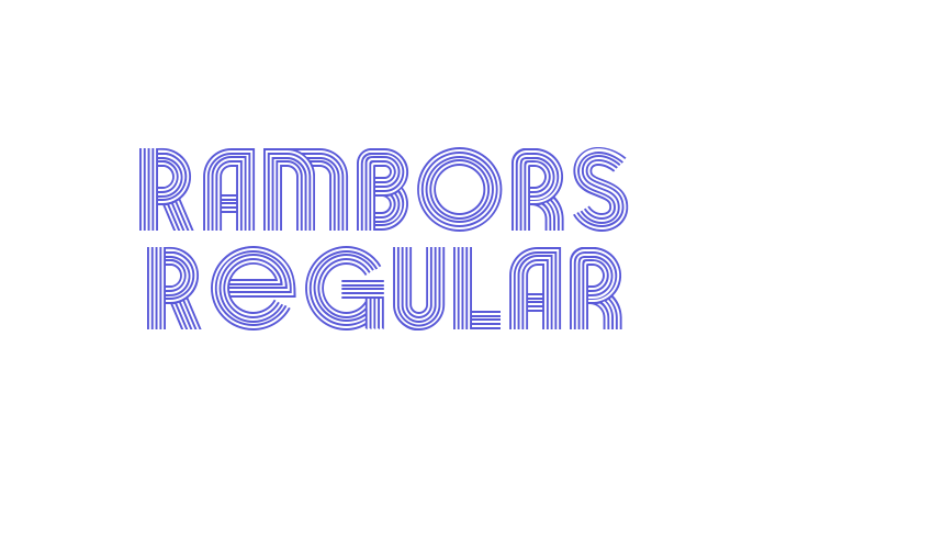 Rambors Regular Font Download