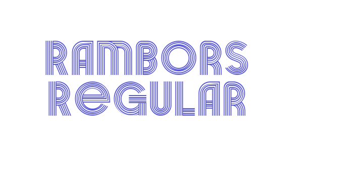 Rambors Regular Font Download