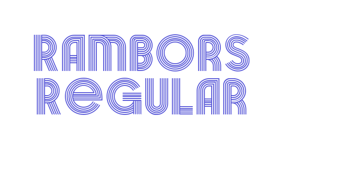 Rambors Regular Font