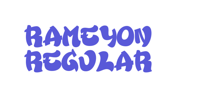 Rameyon Regular Font Download