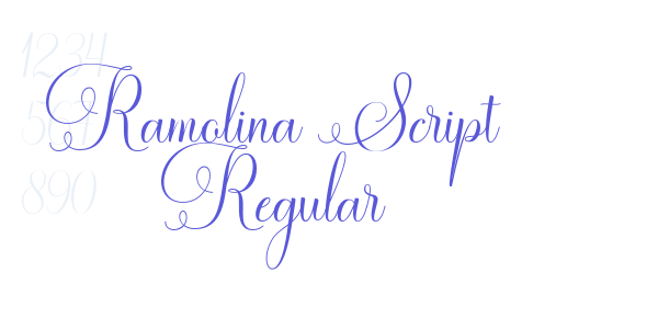 Ramolina Script Regular font free