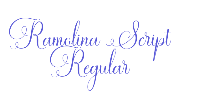 Ramolina Script Regular Font