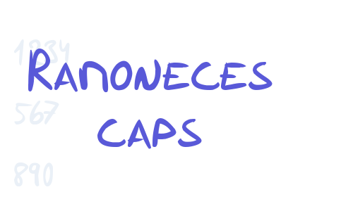 Ramoneces caps Font Download