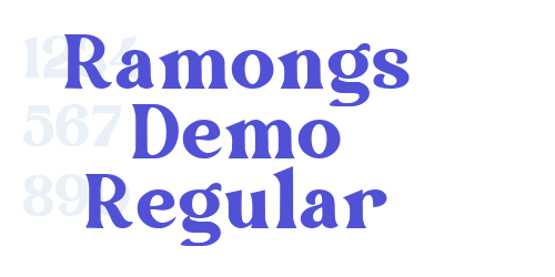 Ramongs Demo Regular-font-download
