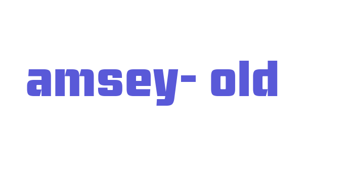 Ramsey-Bold Font Download