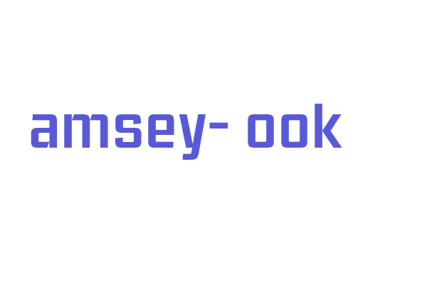 Ramsey-Book Font