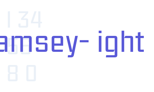 Ramsey-Light Font