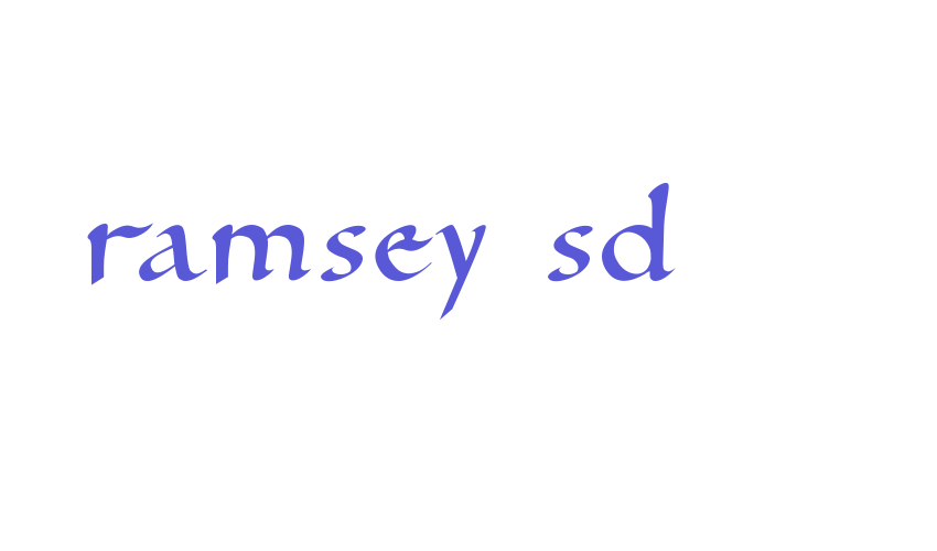 Ramsey SD Font Download