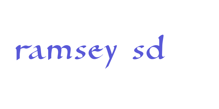 Ramsey SD Font Download