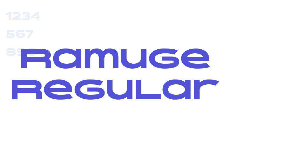 Ramuge Regular-font-download