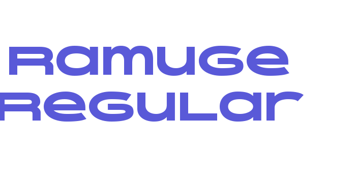 Ramuge Regular Font