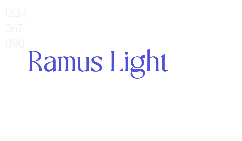 Ramus Light-font-download