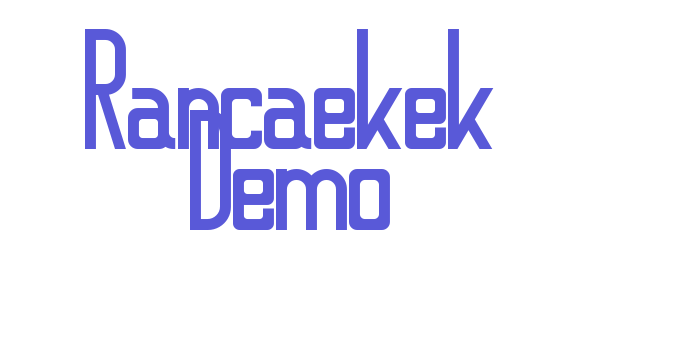 Rancaekek Demo Font Download