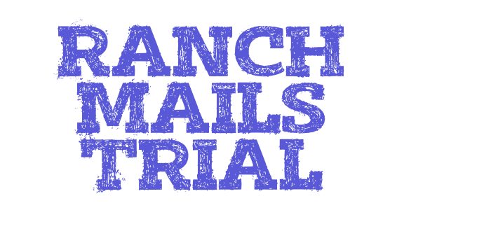 Ranch Mails Trial Font Download