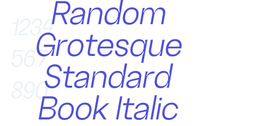 Random Grotesque Standard Book Italic-font-download