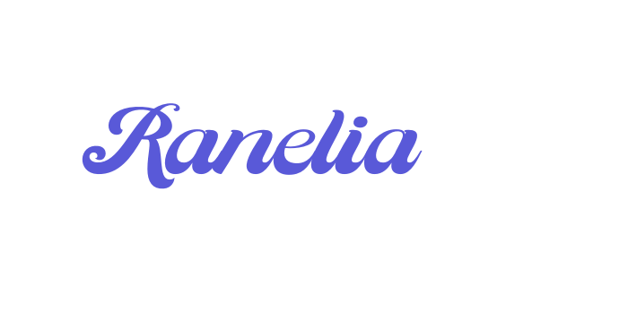 Ranelia Font Download