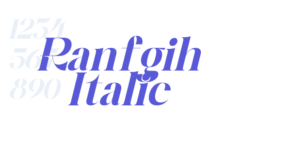 Ranfgih Italic font free