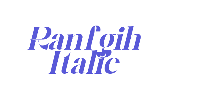 Ranfgih Italic Font Download