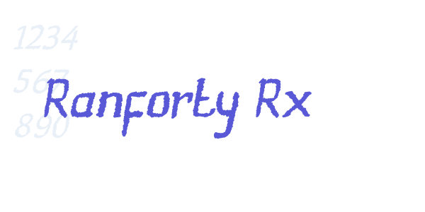 Ranforty Rx font free