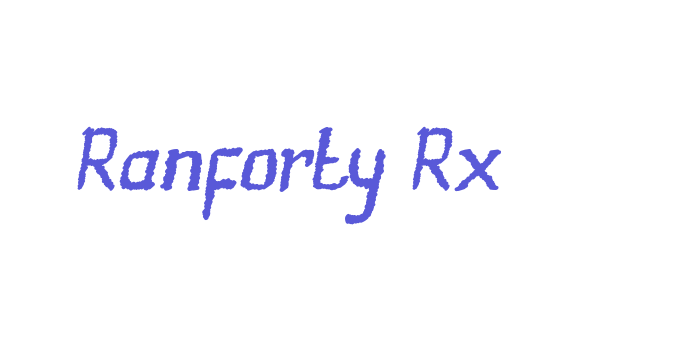 Ranforty Rx Font Download