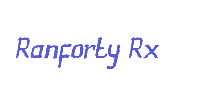 Ranforty Rx Font