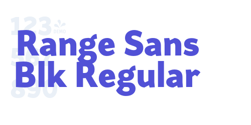 Range Sans Blk Regular-font-download