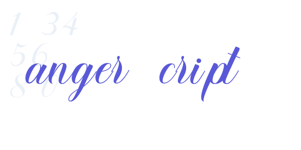 Ranger Script font free