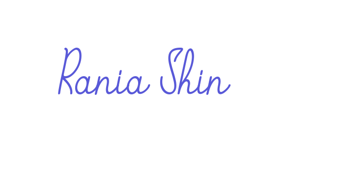 Rania Shin Font Download