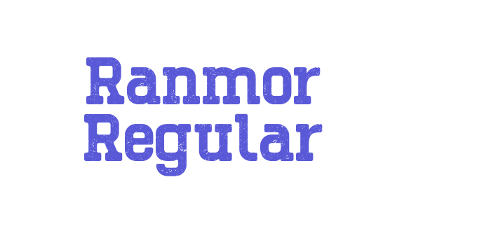 Ranmor Regular Font Download