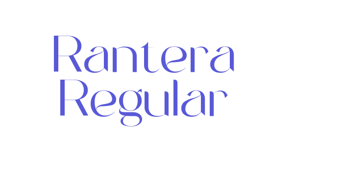 Rantera Regular Font