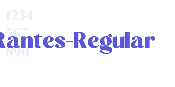 Rantes-Regular font free