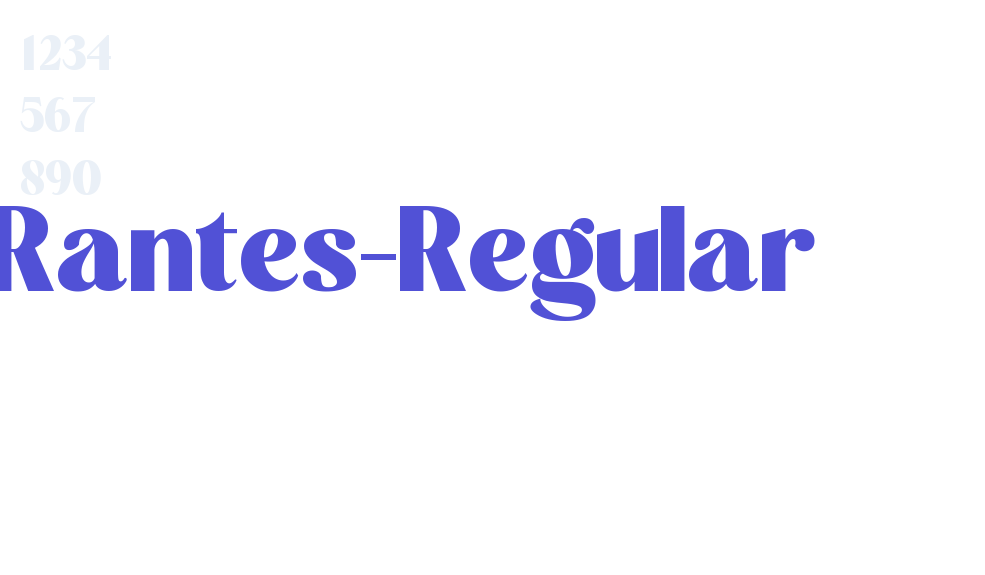 Rantes-Regular-font-download