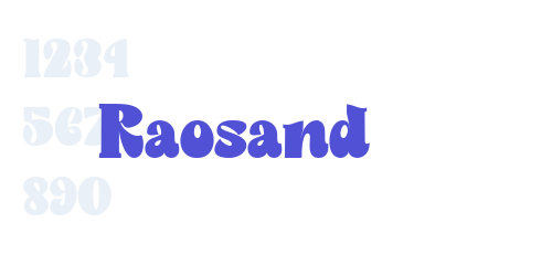 Raosand-font-download