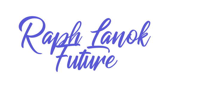 Raph Lanok Future Font Download