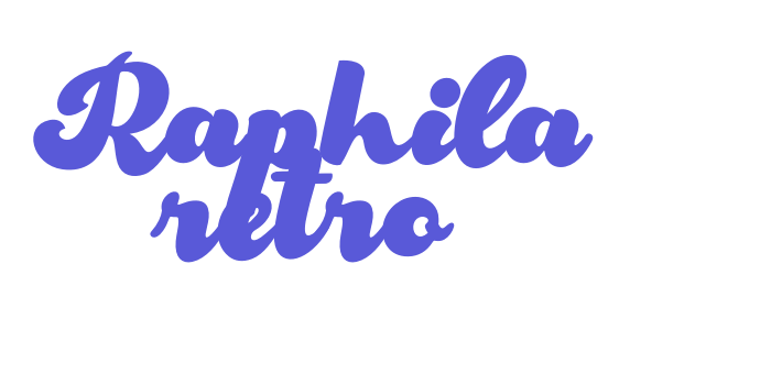 Raphila retro Font Download