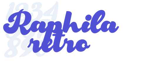 Raphila retro-font-download