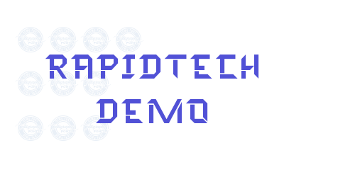 Rapidtech Demo-font-download