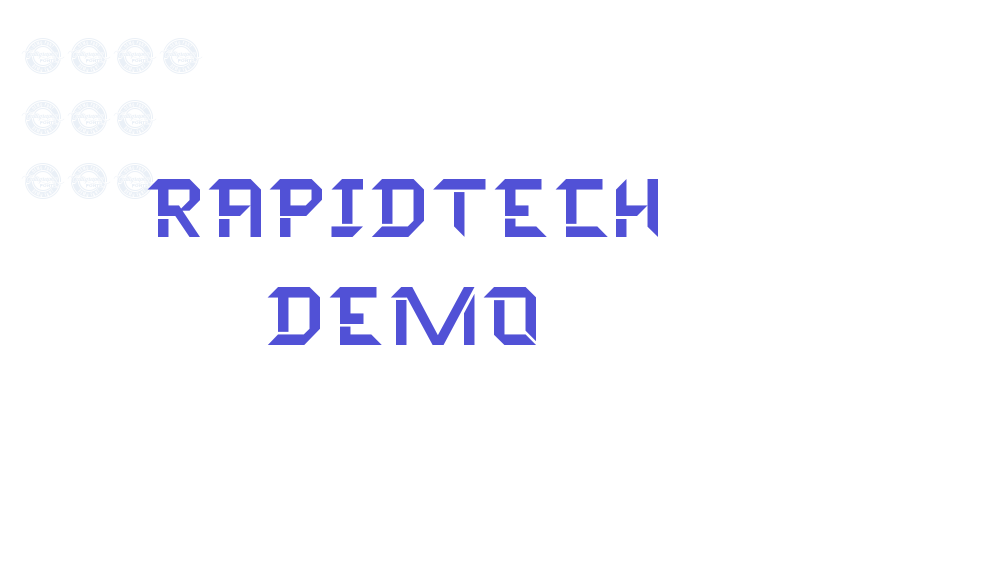 Rapidtech Demo-font-download